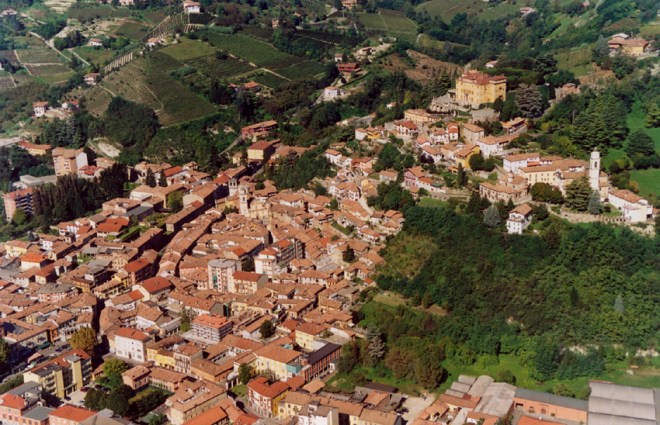 Paesaggio del Comune di  Canelli (AT).